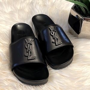 Saint Laurent Joan YSL Brooch Slide